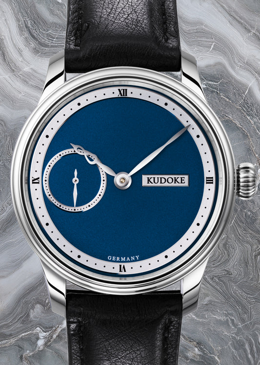 KUDOKE "Kudoke 1" Stainless Steel w/ Deep Blue Dial (Pre-Order)
