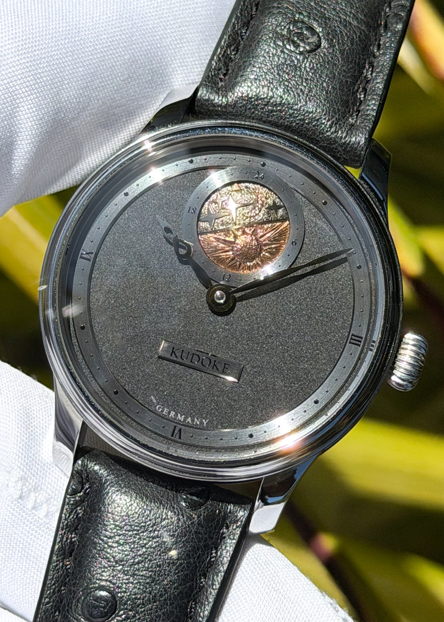 Kudoke “Kudoke 2” w/ Rose Gold Plated Sun Disc & Florally Engraved Movement - Serial #277 (Pre-Owned)
