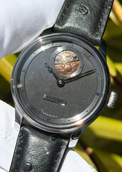 Kudoke “Kudoke 2” w/ Rose Gold Plated Sun Disc & Florally Engraved Movement - Serial #277 (Pre-Owned)