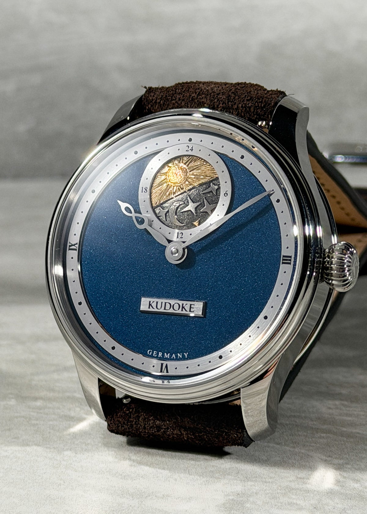 KUDOKE "Kudoke 2" Stainless Steel w/ Blue Dial - Serial #323 (Pre-Owned)