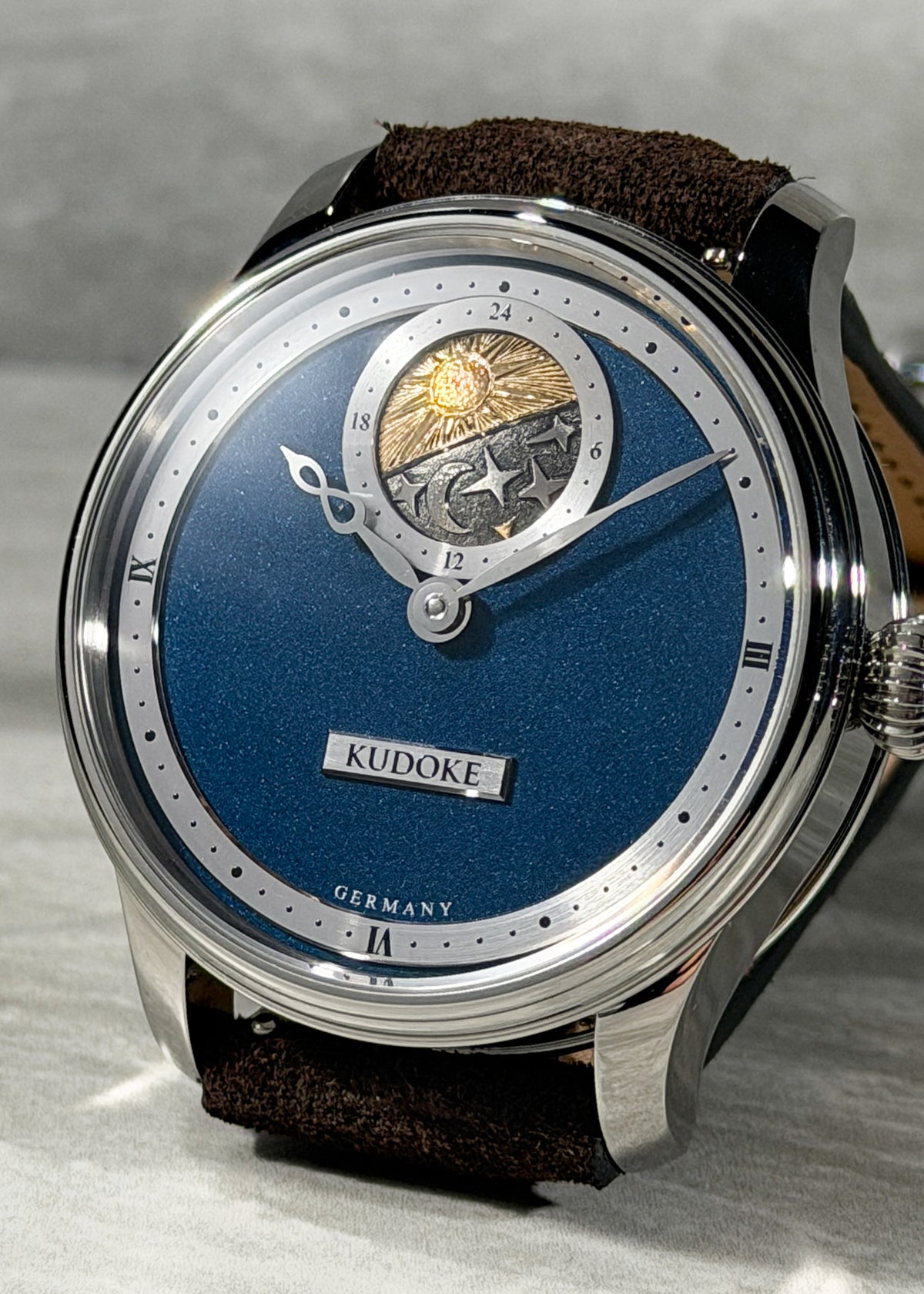 KUDOKE "Kudoke 2" Stainless Steel w/ Blue Dial - Serial #323 (Pre-Owned)