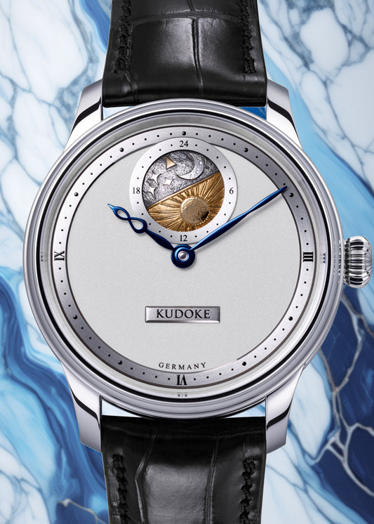 KUDOKE "Kudoke 2" Stainless Steel w/ Bright Silver Dial (Pre-Order)