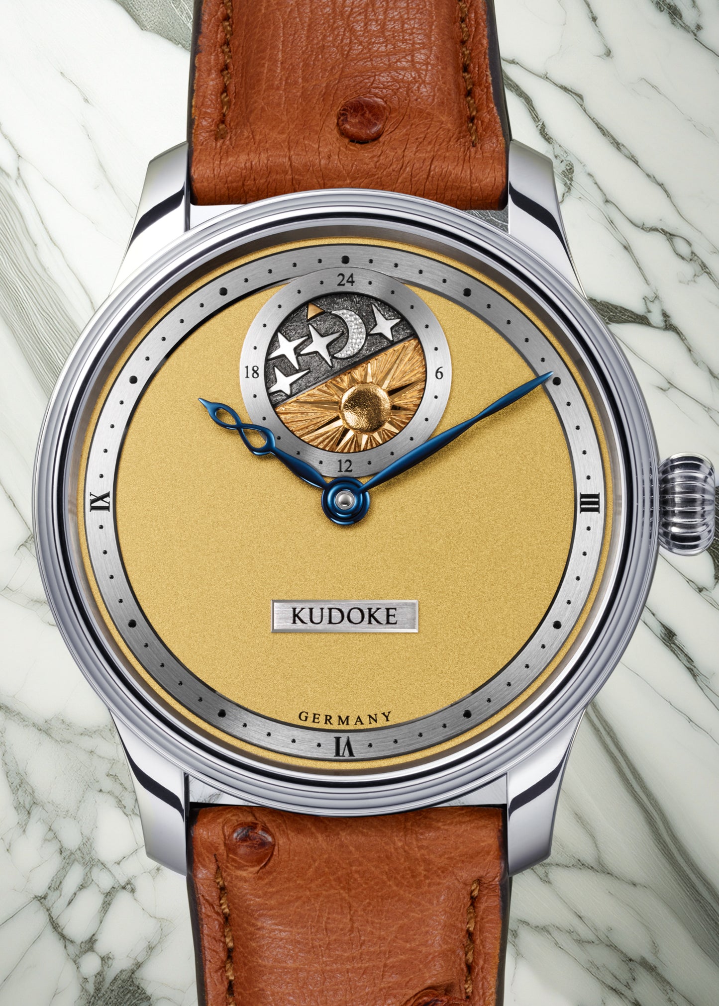 KUDOKE "Kudoke 2" Stainless Steel w/ Yellow Gold Dial (Pre-Order)