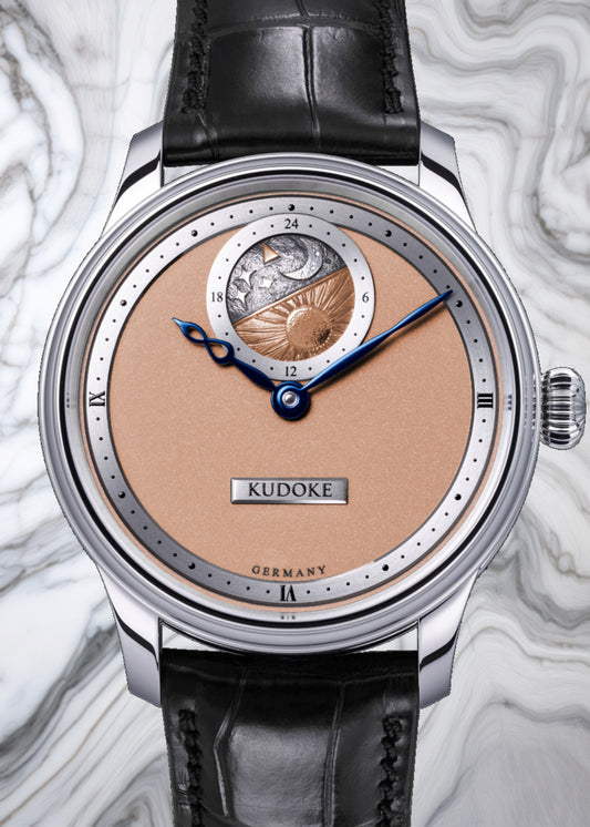KUDOKE "Kudoke 2" Stainless Steel w/ Salmon Dial (Pre-Order)