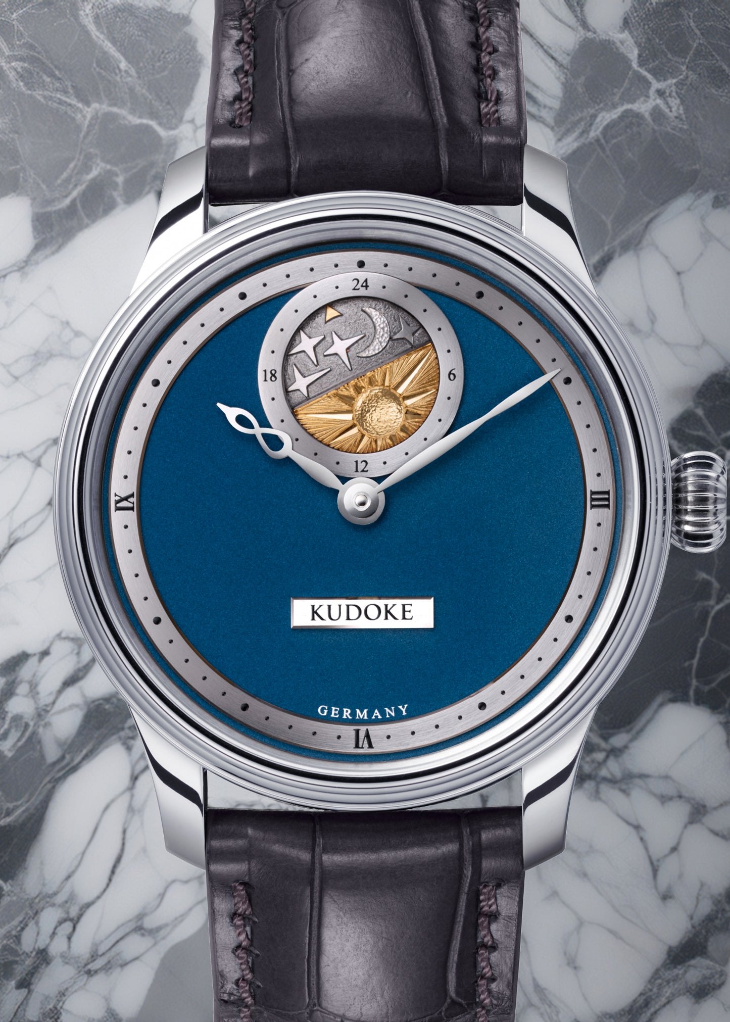 KUDOKE "Kudoke 2" Stainless Steel w/ Blue Dial (Pre-Order)