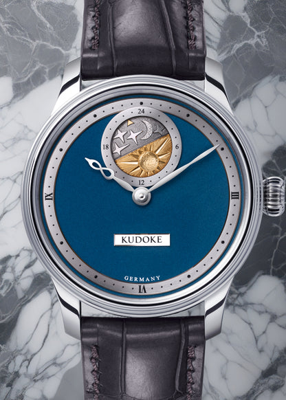 KUDOKE "Kudoke 2" Stainless Steel w/ Blue Dial (Pre-Order)