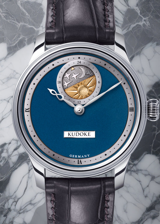KUDOKE "Kudoke 2" Stainless Steel w/ Blue Dial (Pre-Order)