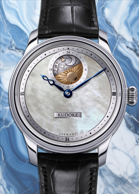 KUDOKE "Kudoke 2" Stainless Steel w/ White MOP Dial (Pre-Order)