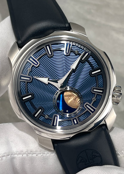 SARPANEVA K3 Guilloché & Steel Moonbridge Bracelet - Serial #11 (Pre-Owned)