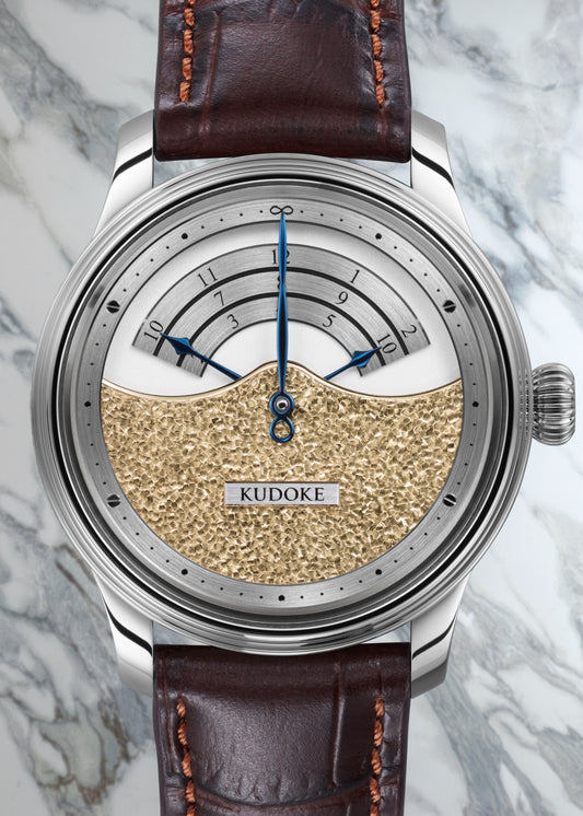 KUDOKE "Kudoke 3" Stainless Steel w/ Yellow Gold Flakes Dial (Pre-Order)