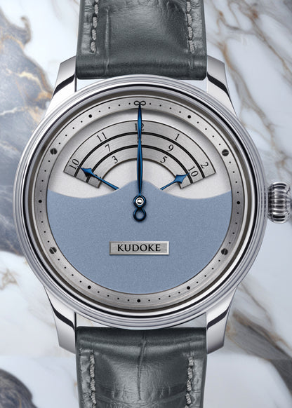 KUDOKE "Kudoke 3" Stainless Steel w/ Sky Blue Dial (Pre-Order)