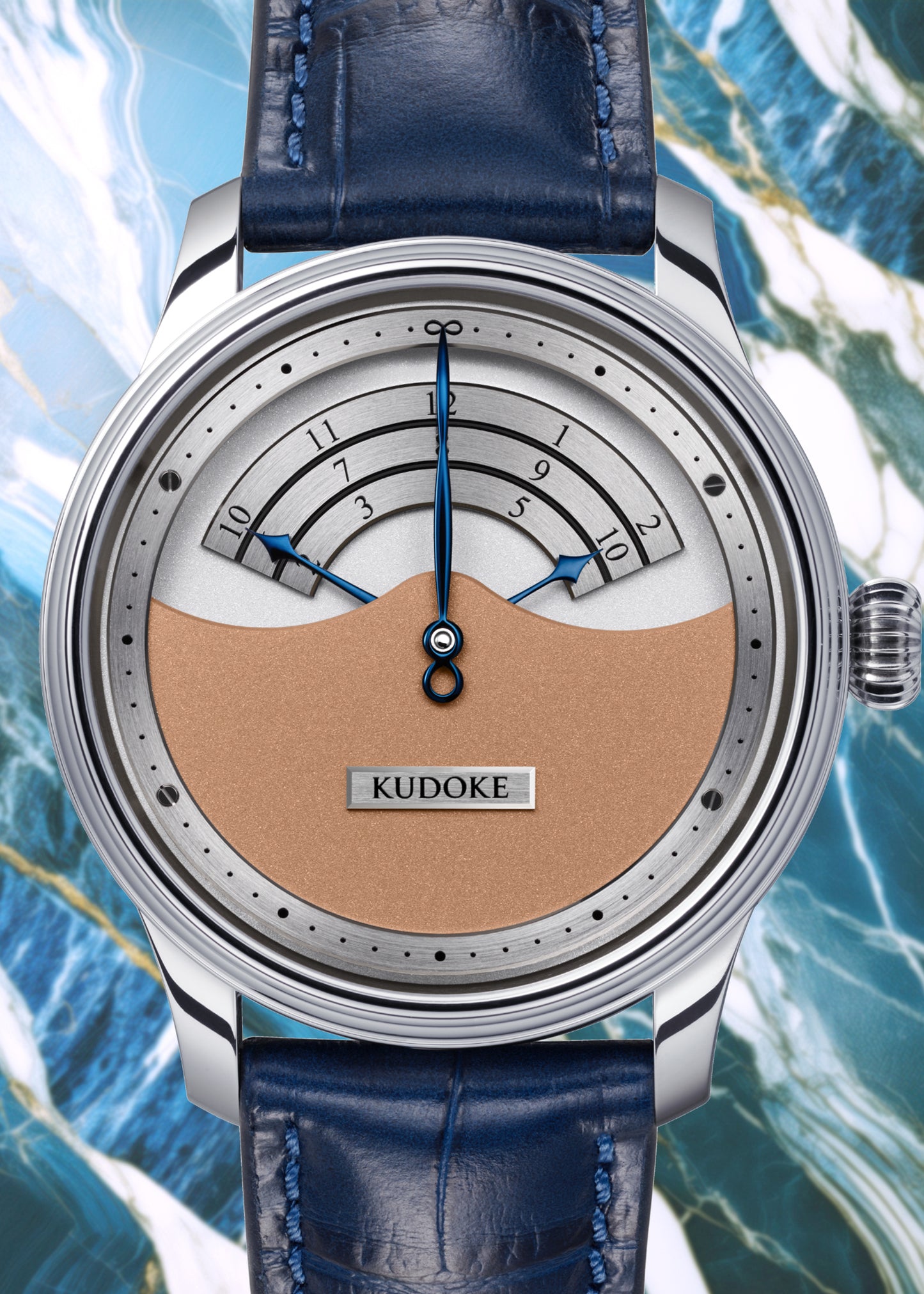 KUDOKE "Kudoke 3" Stainless Steel w/ Salmon Dial (Pre-Order)