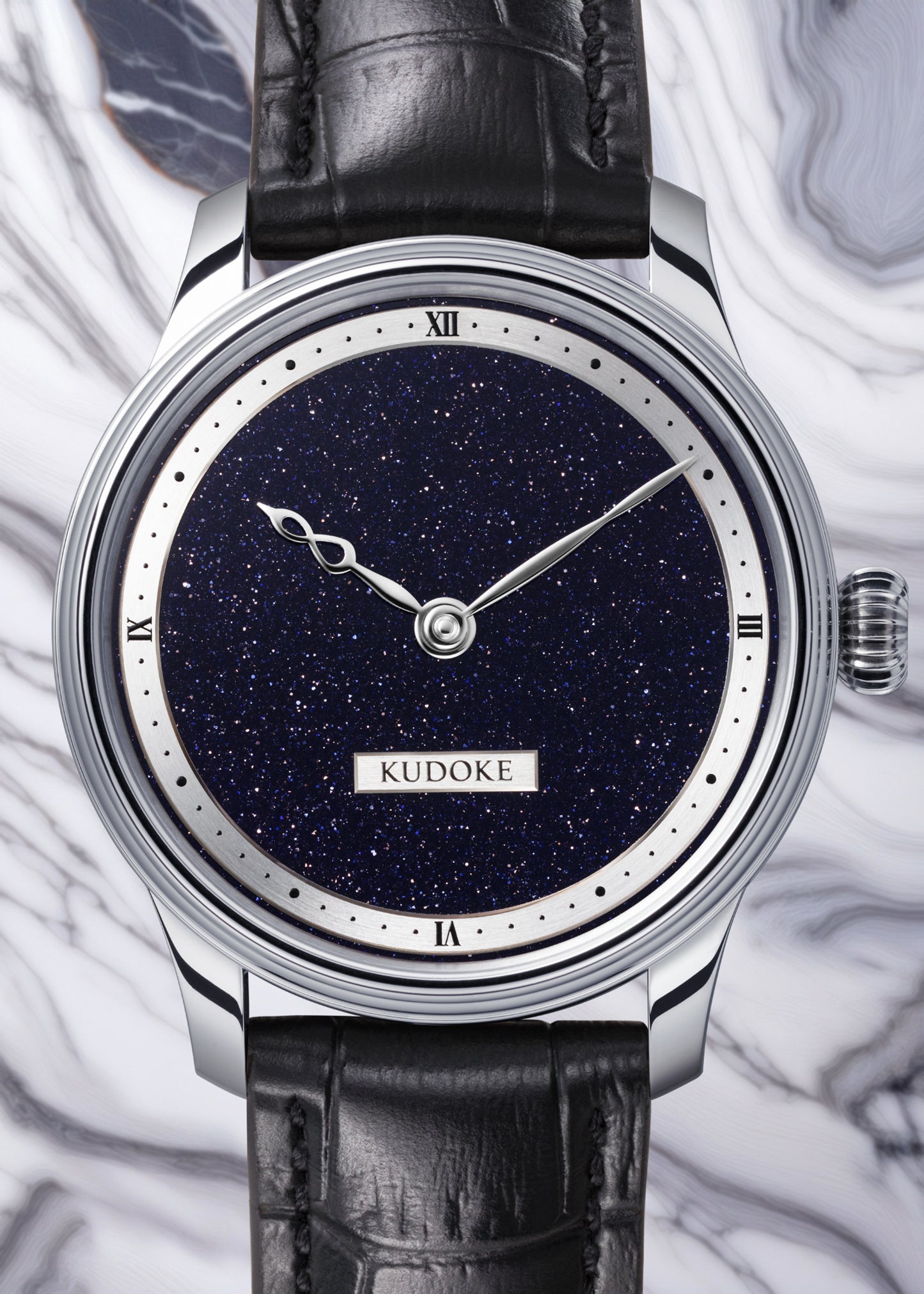 KUDOKE "Kudoke ∞" Stainless Steel w/ Aventurine Dial (Pre-Order)