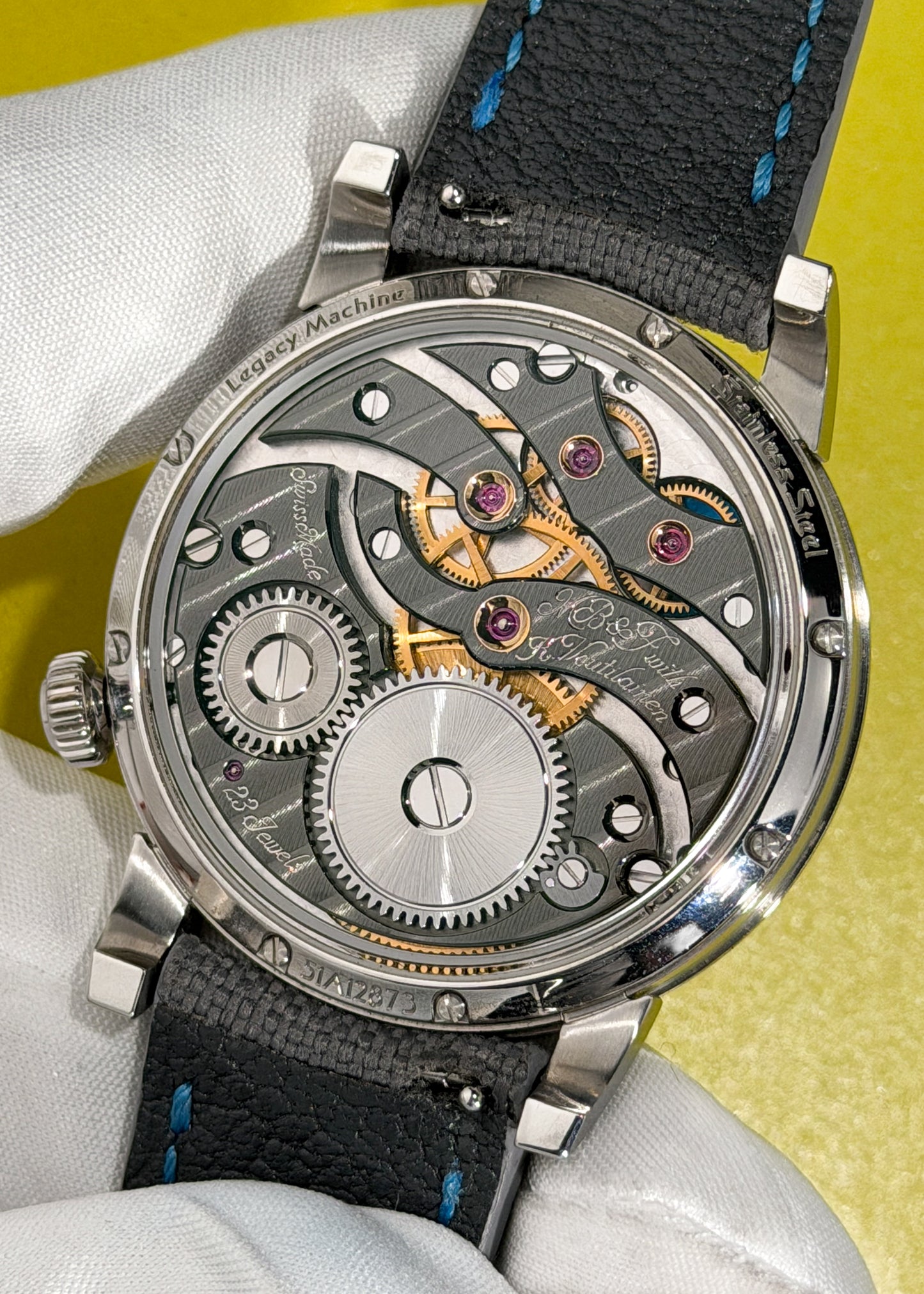 MB&F LM101 Stainless Steel Blue Dial - Serial #51A12873 (Pre-Owned)