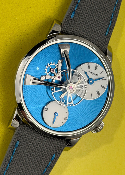 MB&F LM101 Stainless Steel Blue Dial - Serial #51A12873 (Pre-Owned)
