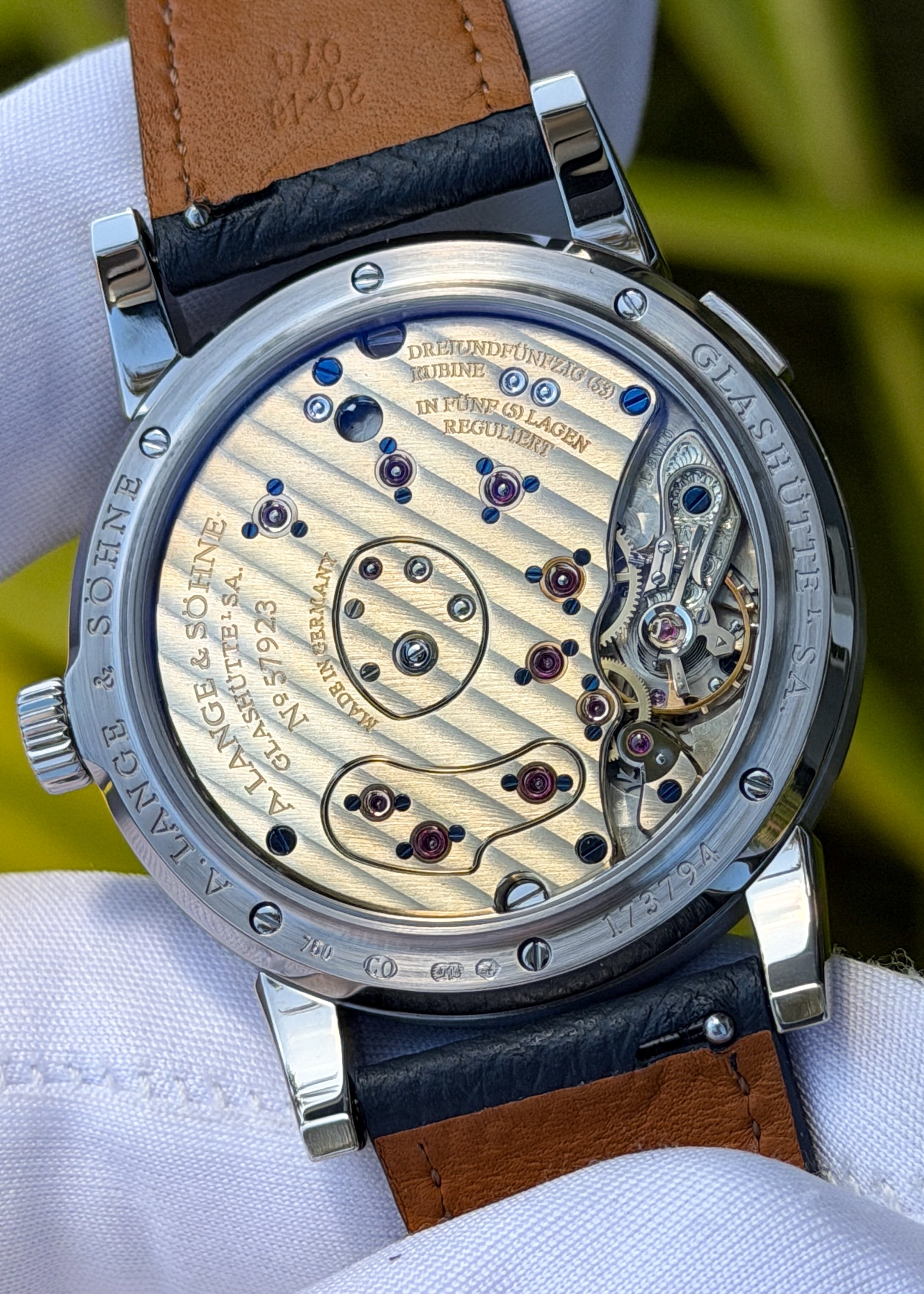 A. Lange & Söhne Lange 1 Grey Dial Reference 101.030 - Serial