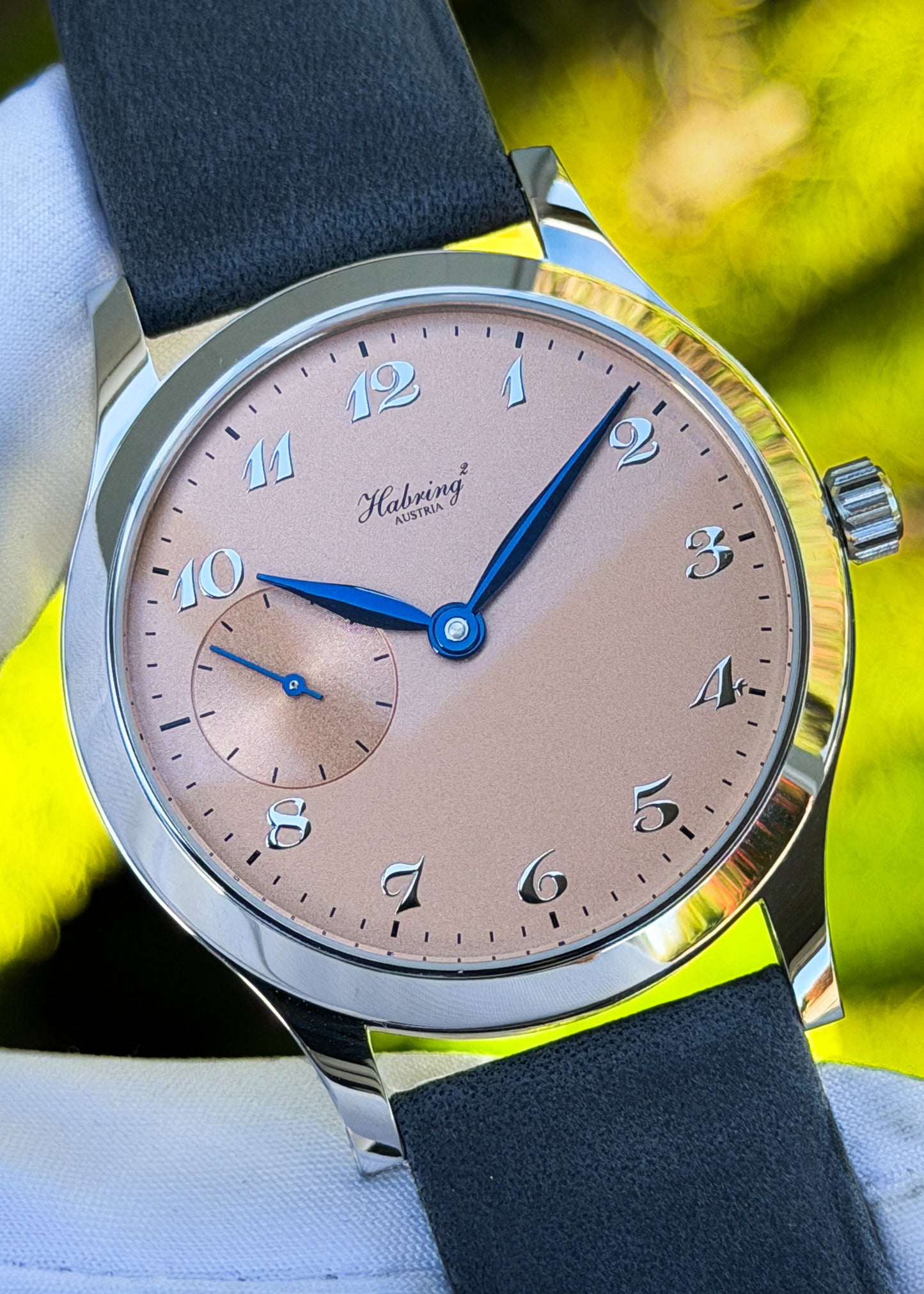 Habring² "Felix" Salmon Dial w/ Breguet Numerals and Blued Leaf Hands - Serial #332
