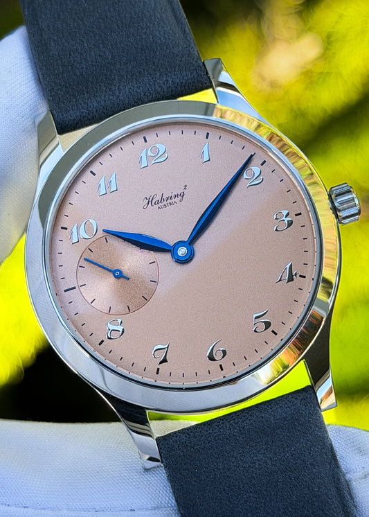 Habring² "Felix" Salmon Dial w/ Breguet Numerals and Blued Leaf Hands - Serial #332