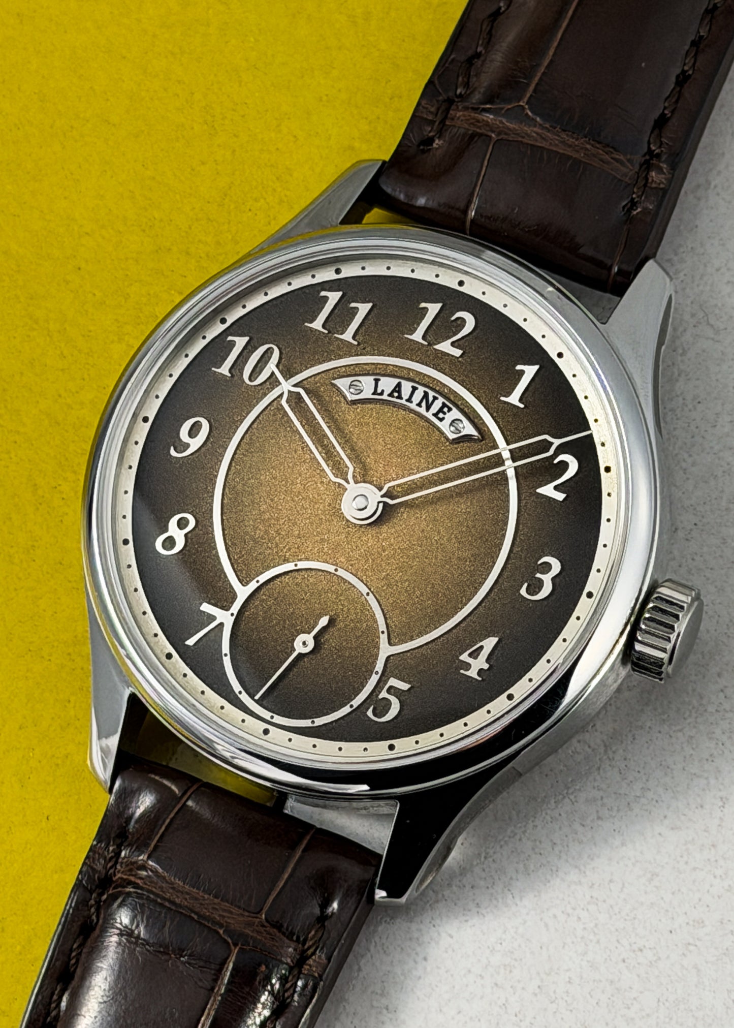 Laine Gelidus 2 Stainless Steel, Gradient Bronze/Brown Dial - Serial #8046 (Pre-Owned)