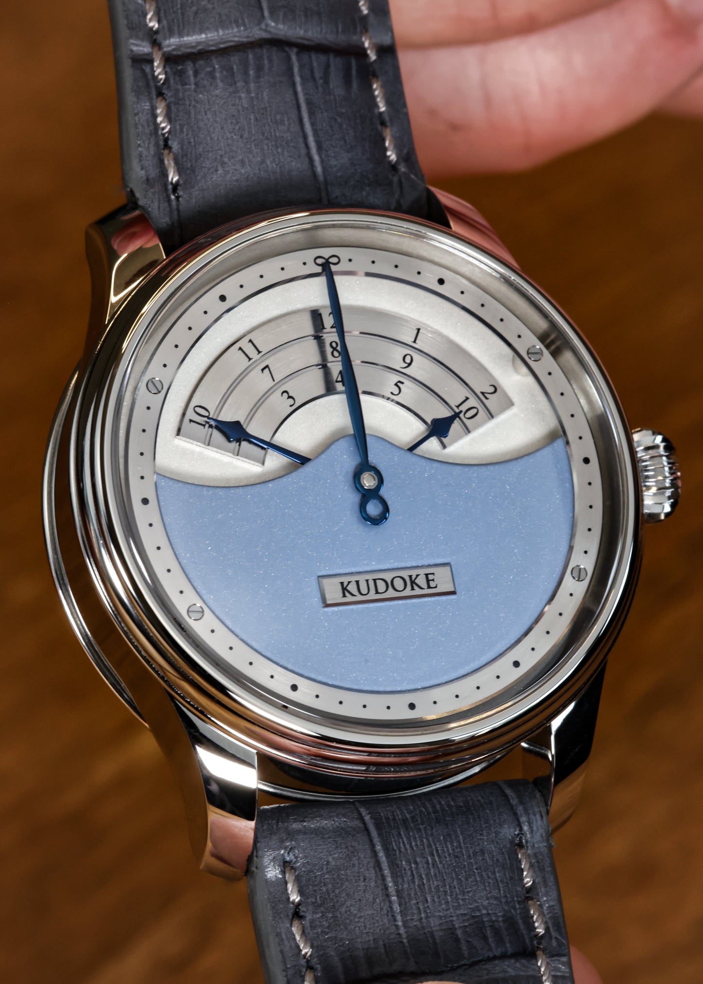 KUDOKE "Kudoke 3" Stainless Steel w/ Sky Blue Dial (Pre-Order)