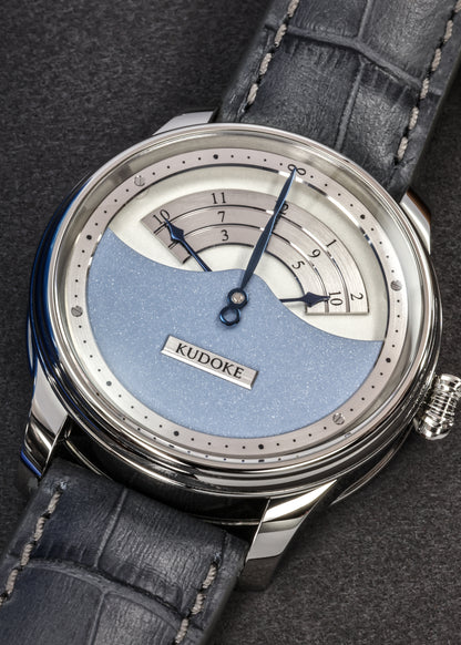KUDOKE "Kudoke 3" Stainless Steel w/ Sky Blue Dial (Pre-Order)