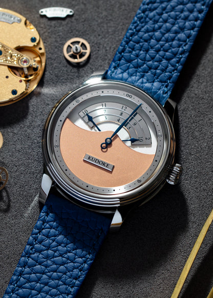 KUDOKE "Kudoke 3" Stainless Steel w/ Salmon Dial (Pre-Order)
