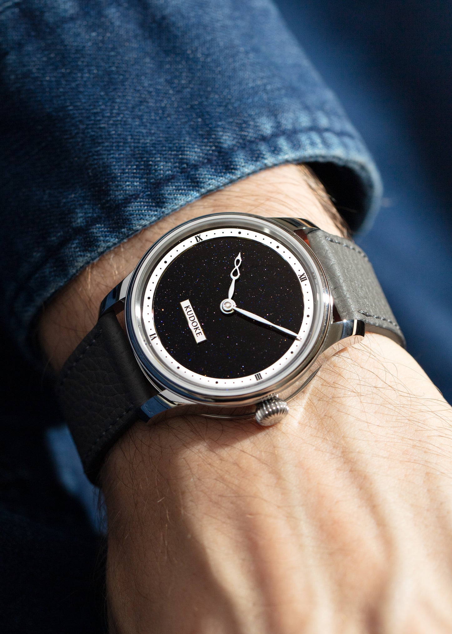 KUDOKE "Kudoke ∞" Stainless Steel w/ Aventurine Dial (Pre-Order)