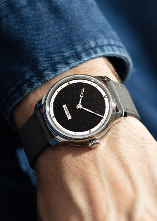 KUDOKE "Kudoke ∞" Stainless Steel w/ Aventurine Dial (Pre-Order)