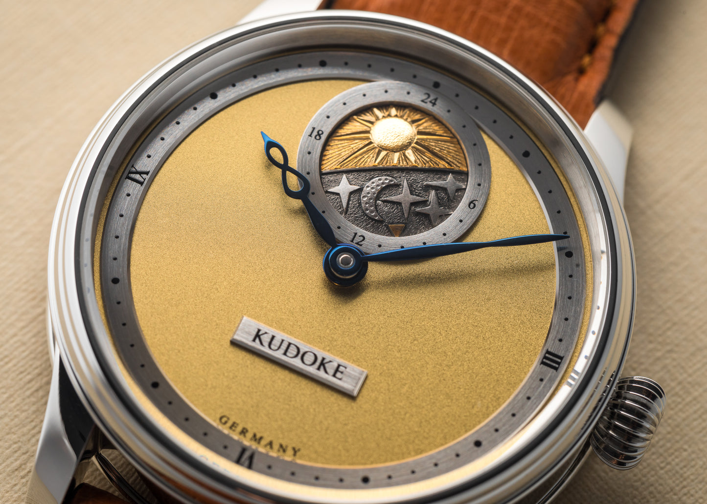 KUDOKE "Kudoke 2" Stainless Steel w/ Yellow Gold Dial (Pre-Order)