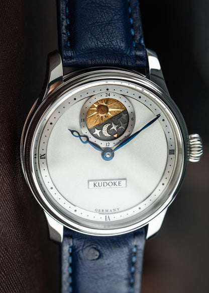 KUDOKE "Kudoke 2" Stainless Steel w/ Bright Silver Dial (Pre-Order)