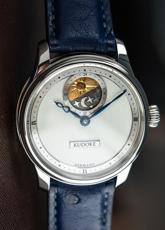 KUDOKE "Kudoke 2" Stainless Steel w/ Bright Silver Dial (Pre-Order)