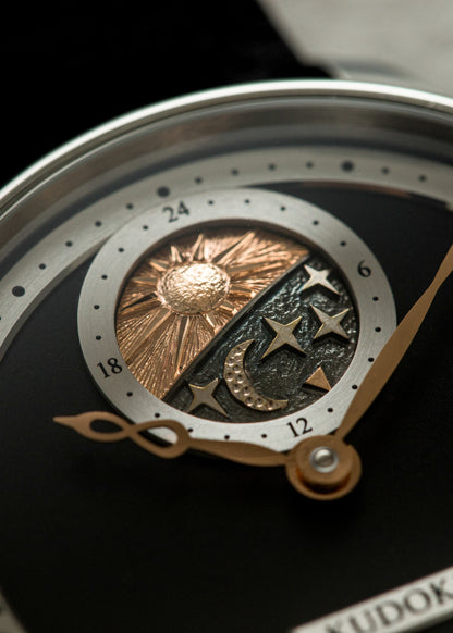 KUDOKE "Kudoke 2" Stainless Steel w/ Black Dial (Pre-Order)