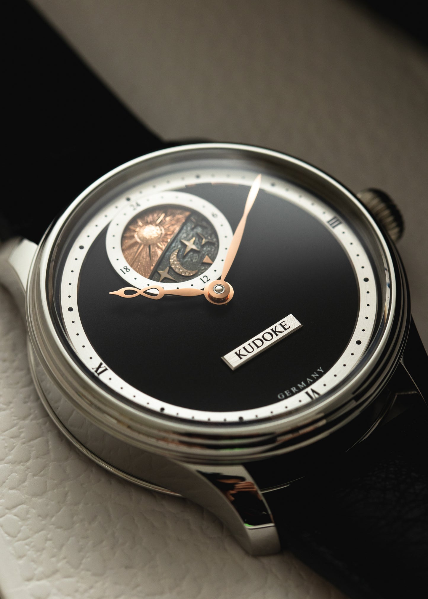 KUDOKE "Kudoke 2" Stainless Steel w/ Black Dial (Pre-Order)