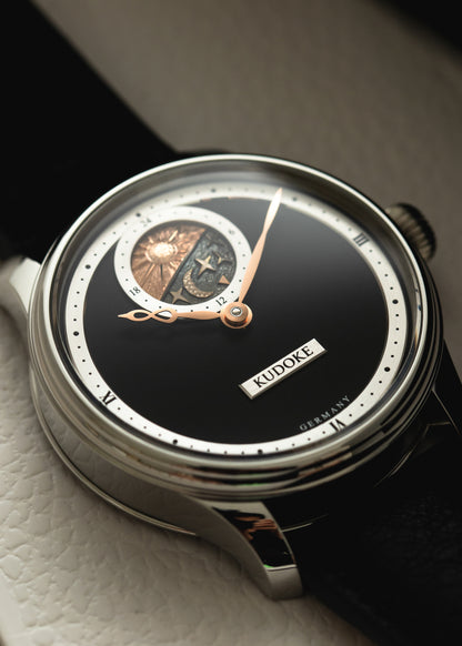 KUDOKE "Kudoke 2" Stainless Steel w/ Black Dial (Pre-Order)