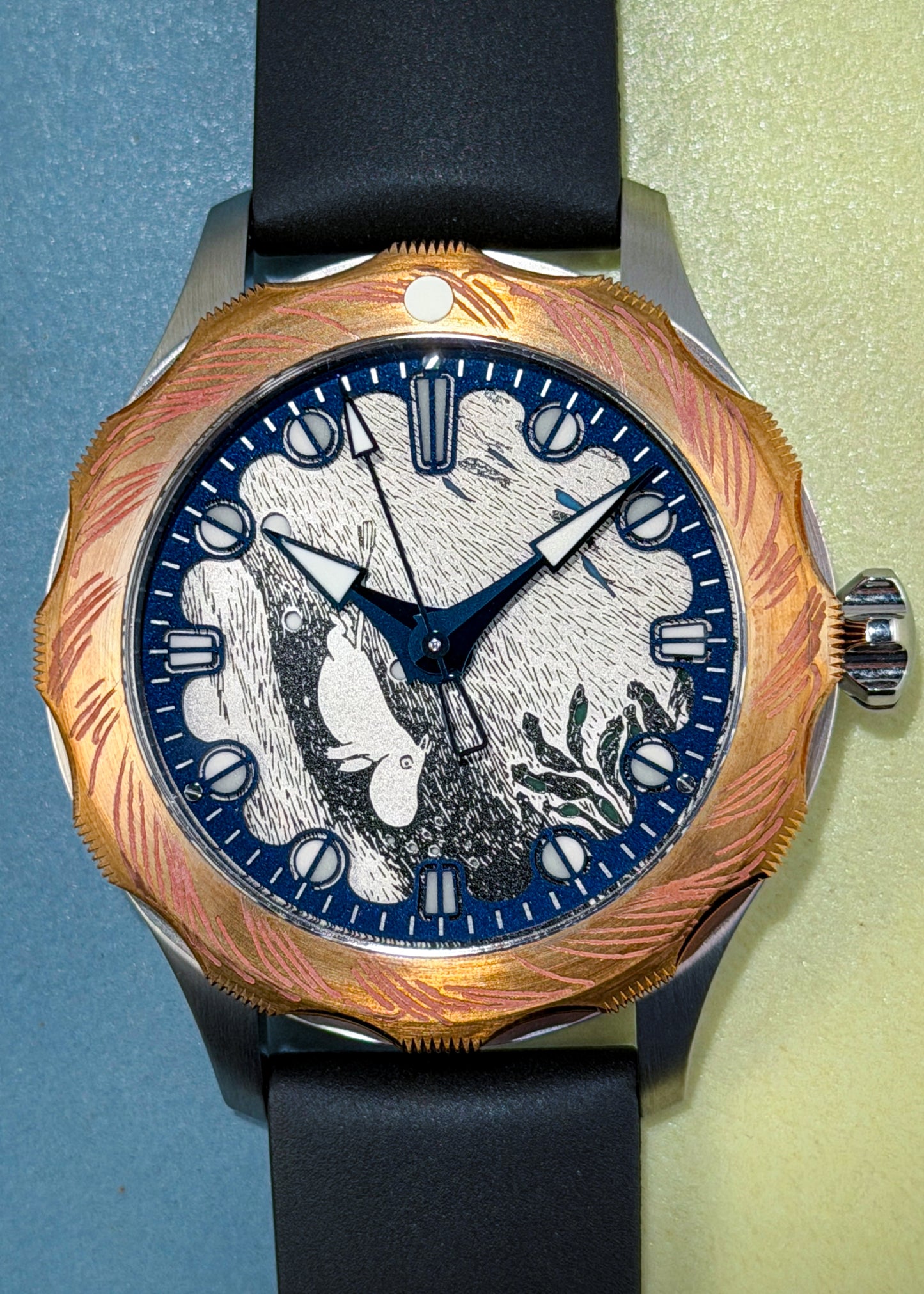 S.U.F Helsinki "S.U.F Helsinki x Moomin Bronze" w/ Two-Tone Blued Hands - Special Edition #14/30 (Pre-Owned)