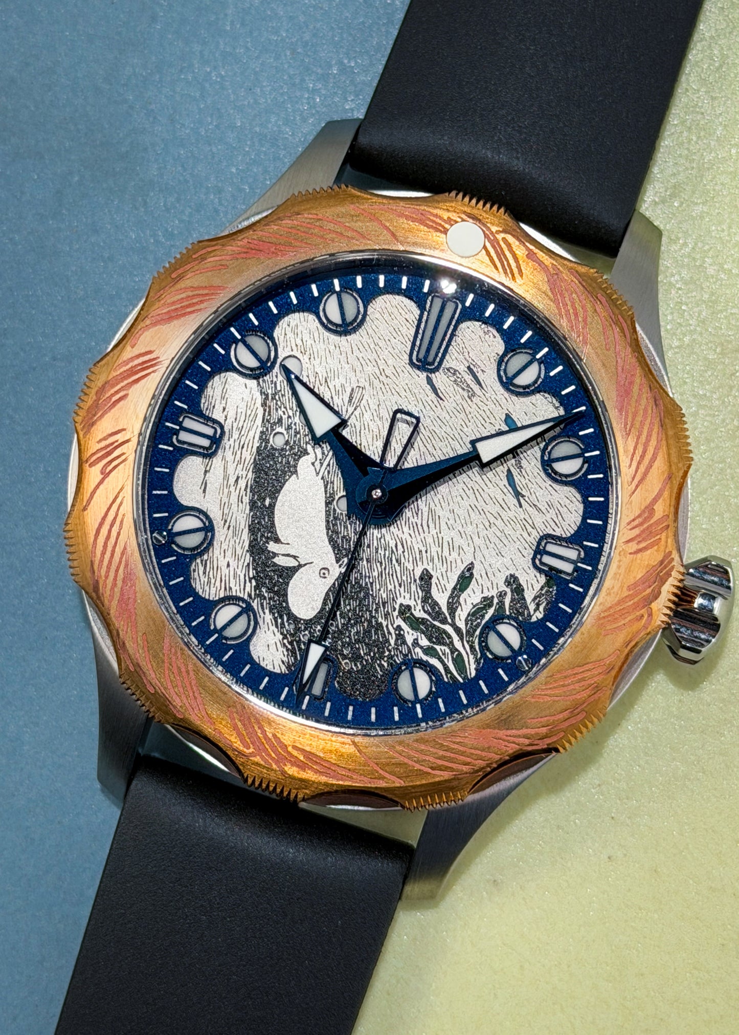 S.U.F Helsinki "S.U.F Helsinki x Moomin Bronze" w/ Two-Tone Blued Hands - Special Edition #14/30 (Pre-Owned)