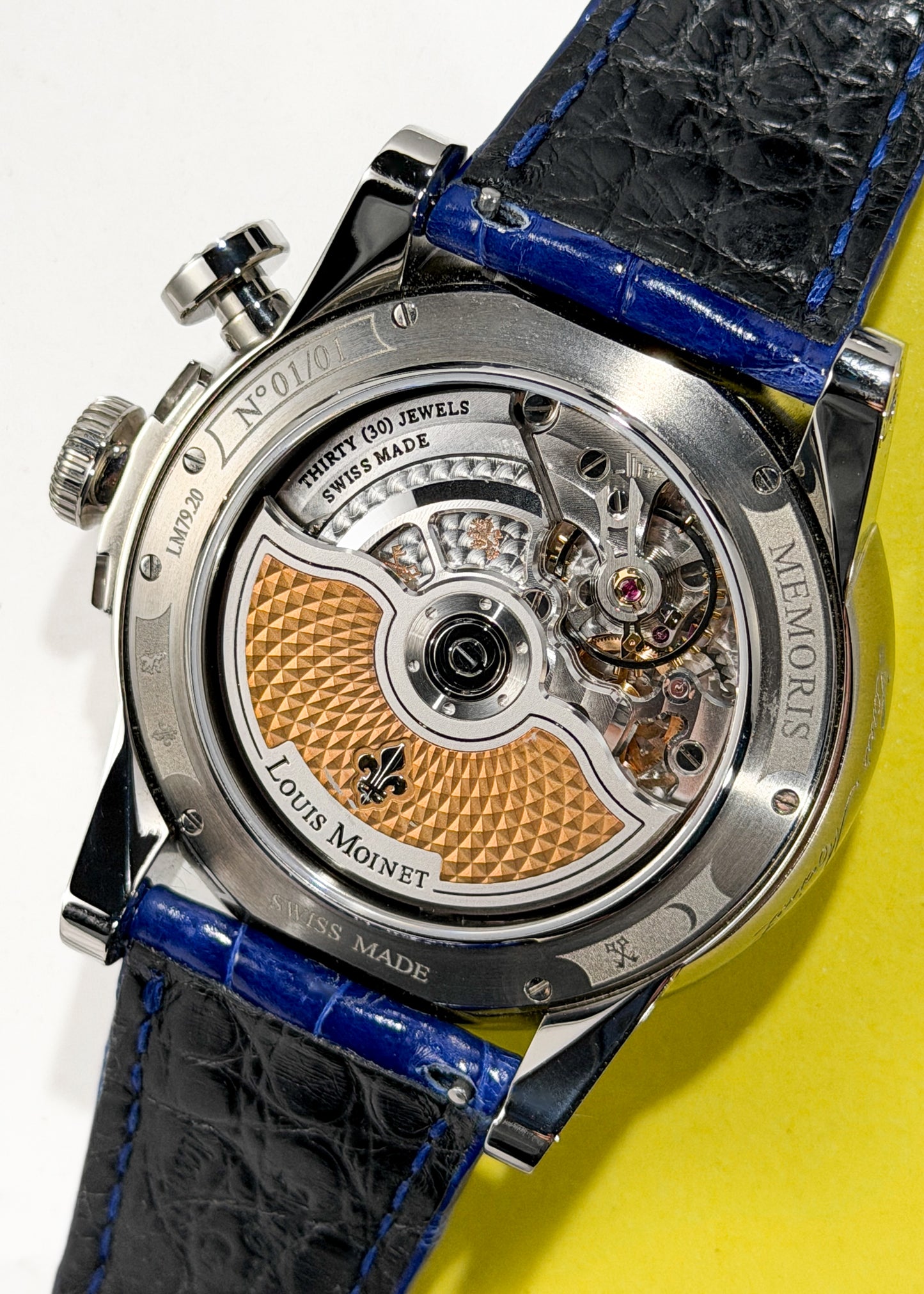 Louis Moinet "Memoris Titanium" w/ Elytra Dial PIECE UNIQUE - Serial #01/01 (Pre-Owned)