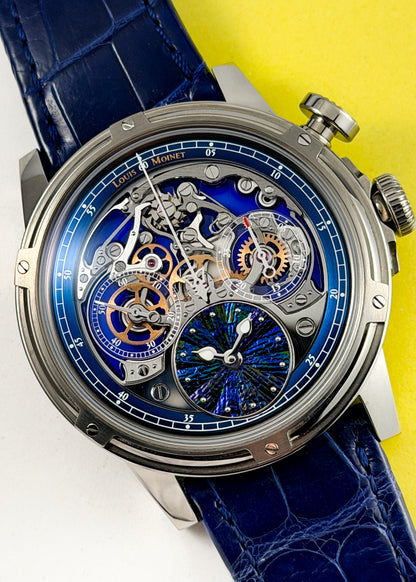 Louis Moinet "Memoris Titanium" w/ Elytra Dial PIECE UNIQUE - Serial #01/01 (Pre-Owned)