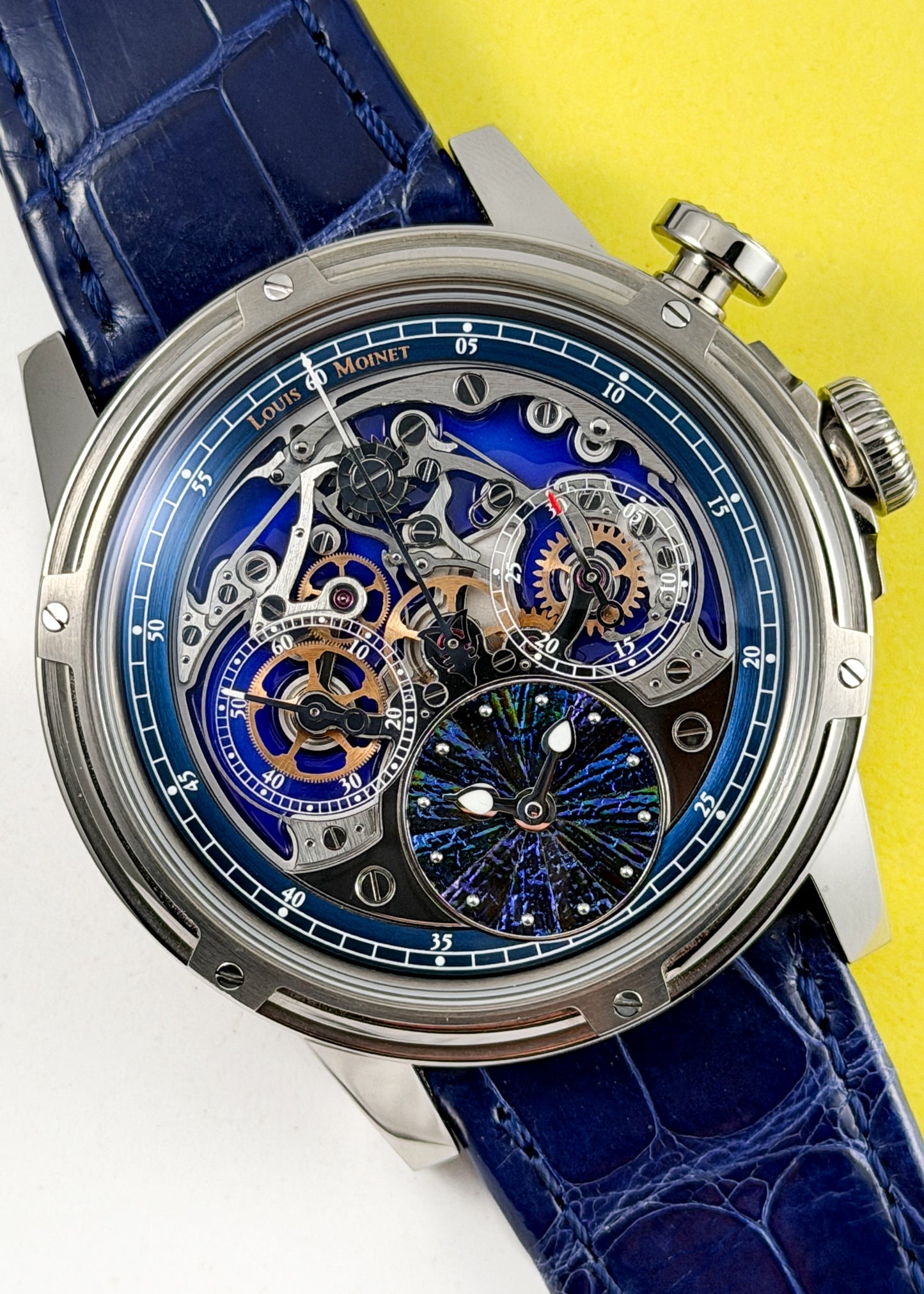 Louis Moinet "Memoris Titanium" w/ Elytra Dial PIECE UNIQUE - Serial #01/01 (Pre-Owned)