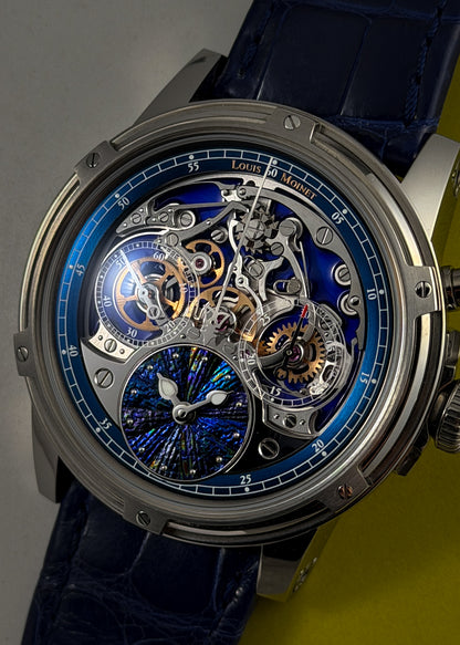 Louis Moinet "Memoris Titanium" w/ Elytra Dial PIECE UNIQUE - Serial #01/01 (Pre-Owned)