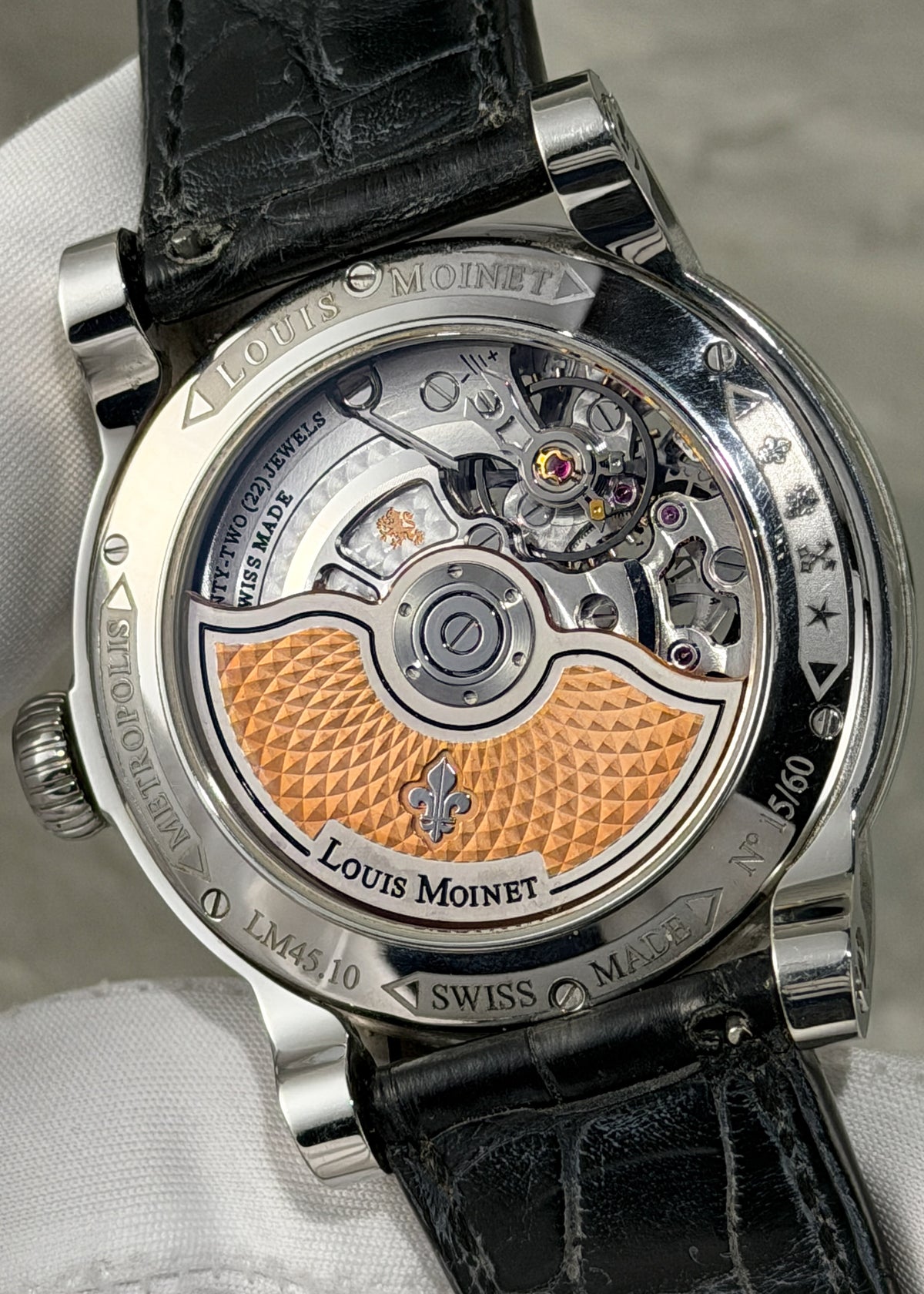 Louis Moinet "Metropolis" Stainless Steel Special Edition - Serial #15/60 (Pre-Owned)
