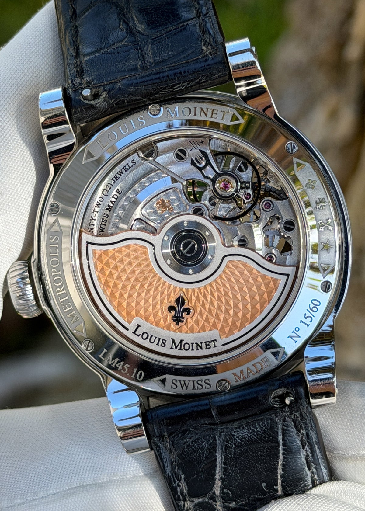 Louis Moinet "Metropolis" Stainless Steel Special Edition - Serial #15/60 (Pre-Owned)