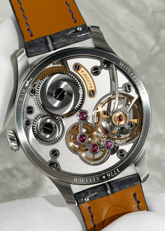 1776 Atelier "Montpelier" Stainless Steel w/ Alligator Strap - Serial #23 (Pre-Order)