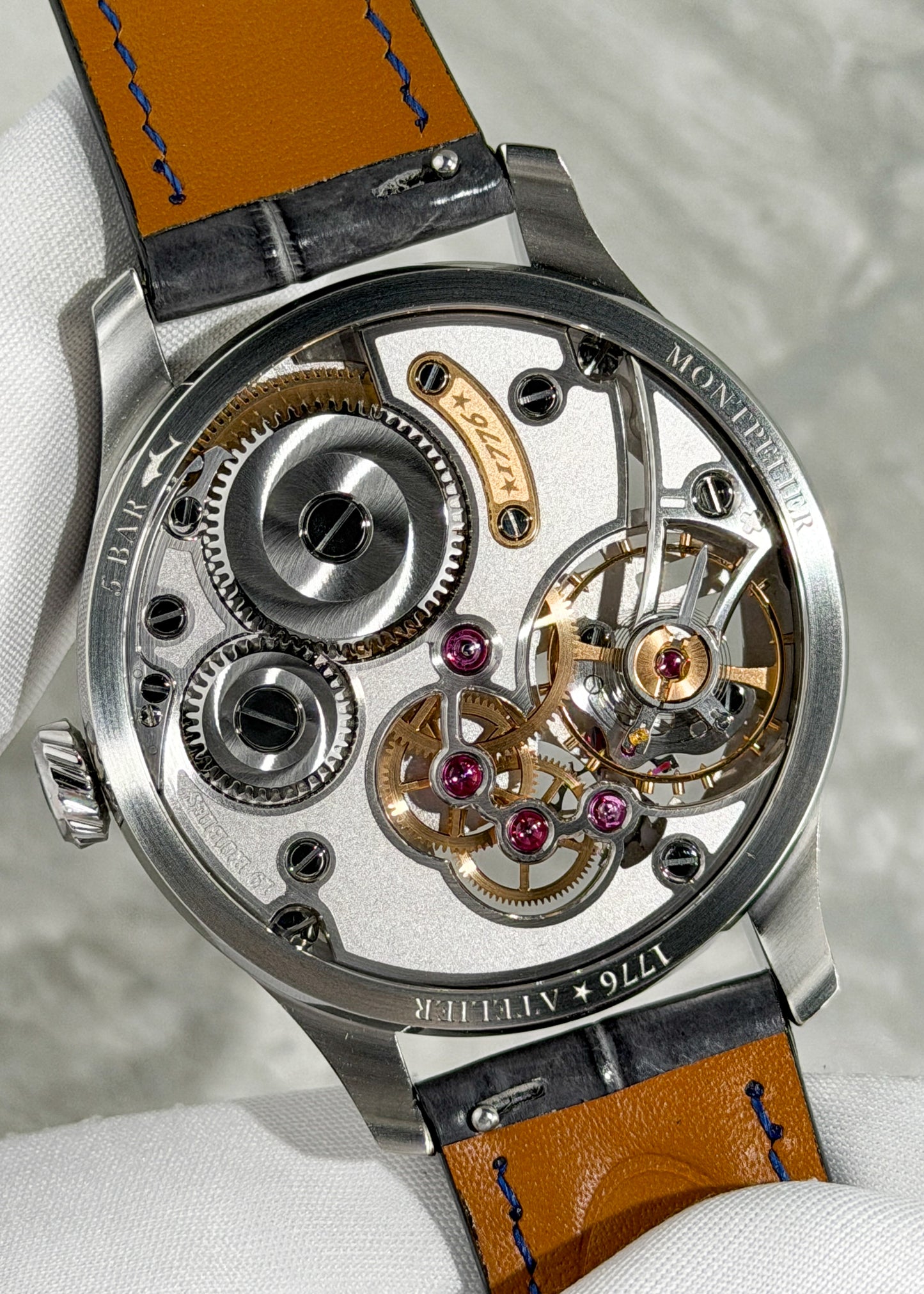 1776 Atelier "Montpelier" Stainless Steel w/ Alligator Strap - Serial #1