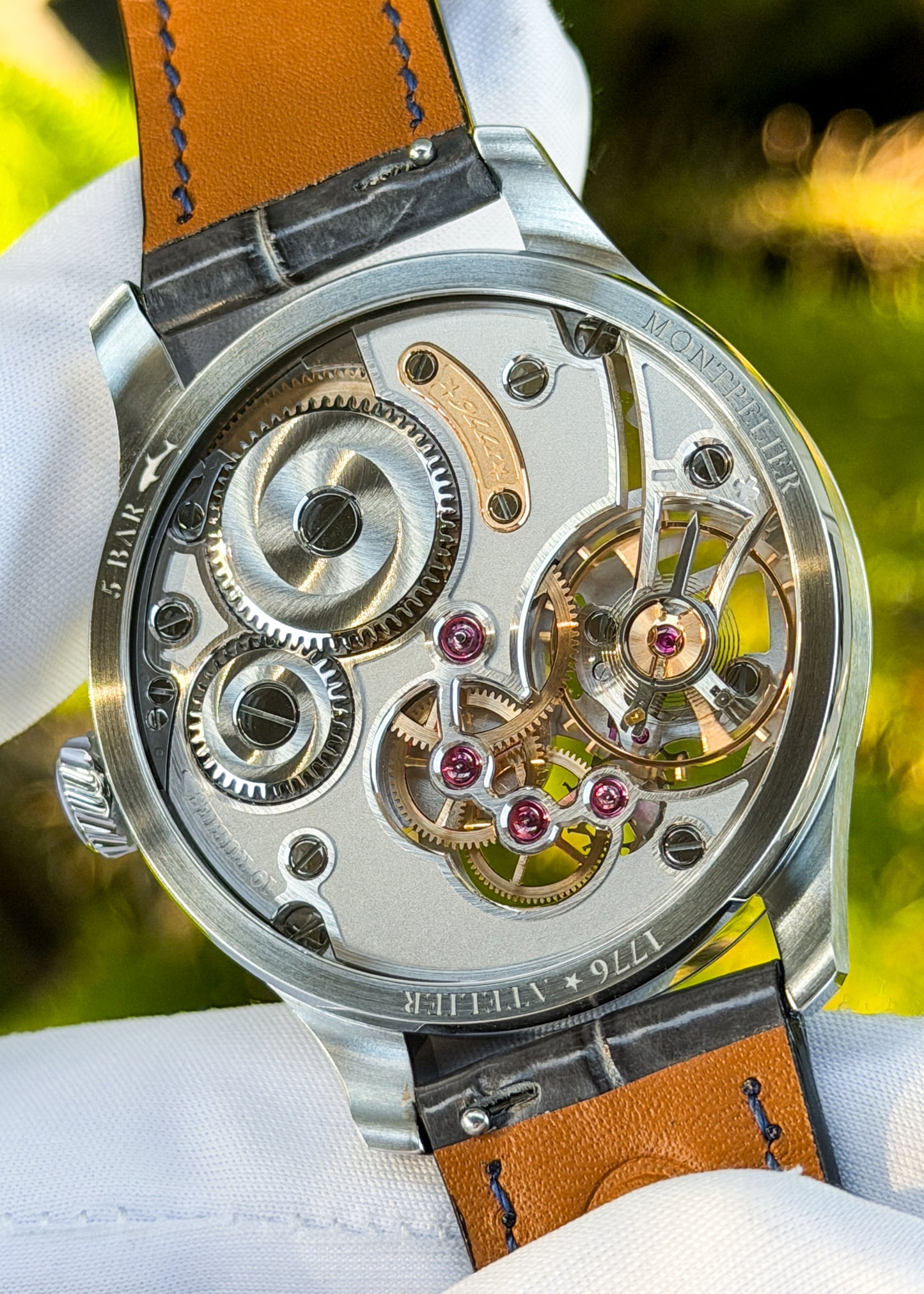 1776 Atelier "Montpelier" Stainless Steel w/ Alligator Strap - Serial #25 (Pre-Order)