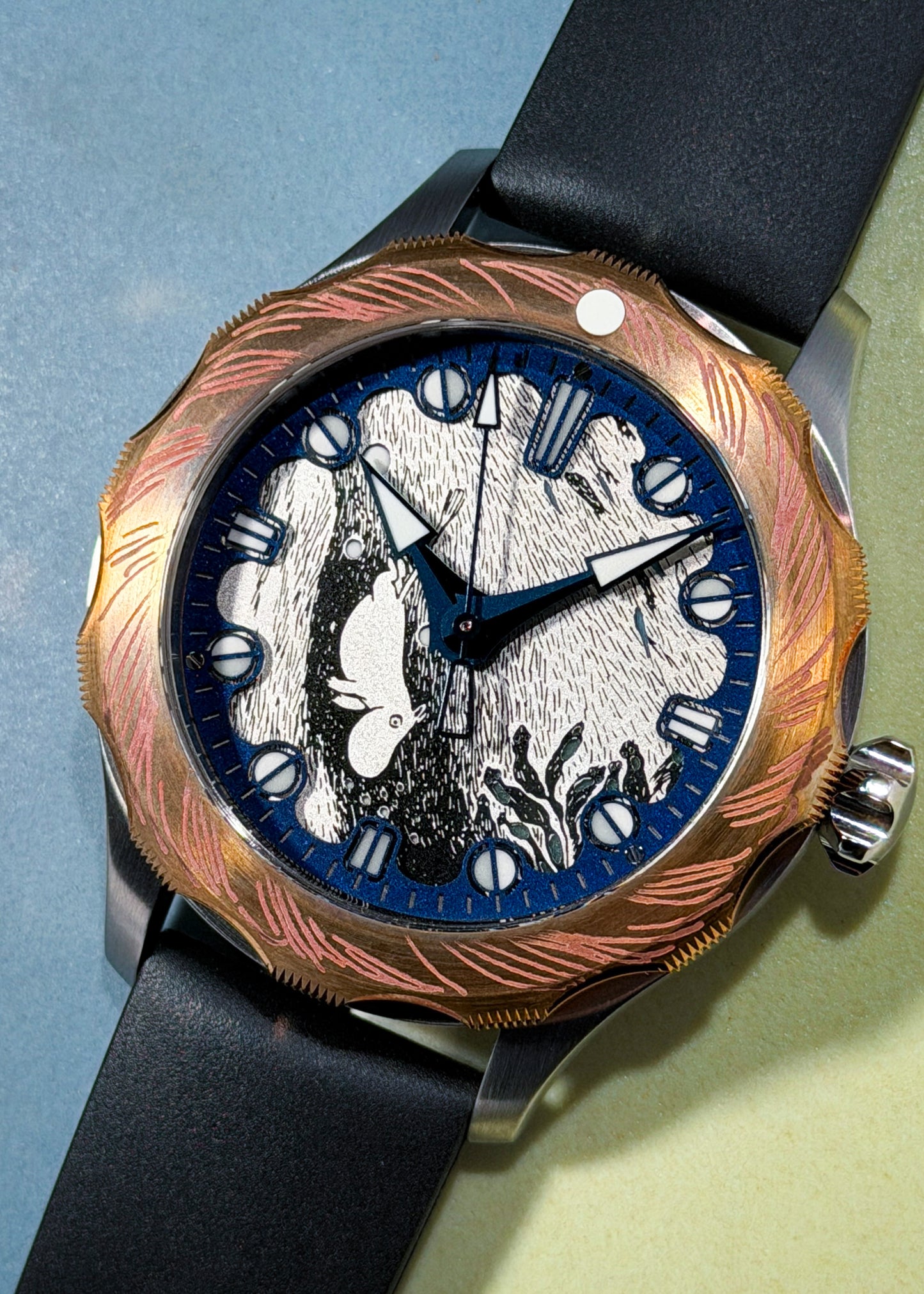 S.U.F Helsinki "S.U.F Helsinki x Moomin Bronze" w/ Two-Tone Blued Hands - Special Edition #14/30 (Pre-Owned)