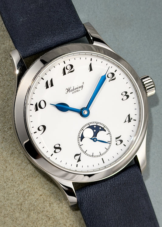 Habring² Oskar Moon w/ White Lacquer Dial - Serial #4 (Pre-Owned)