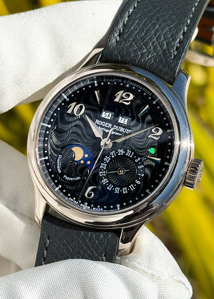 Roger Dubuis 18k White Gold Hommage 37 Perpetual Calendar - Serial #210 (Pre-Owned)