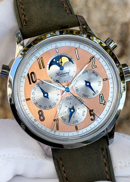 Habring² Perpetual-Doppel Salmon Dial & Additional Spare Blue Dial - Serial #2 (Pre-Owned)