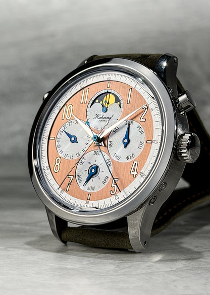 Habring² Perpetual-Doppel Salmon Dial & Additional Spare Blue Dial - Serial #2 (Pre-Owned)